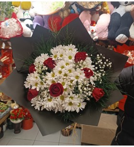 Gül Papatya Buket